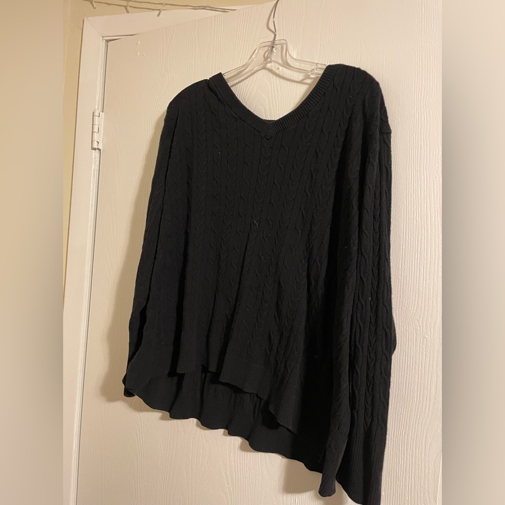 Ava and Viv 3X Black Sweater